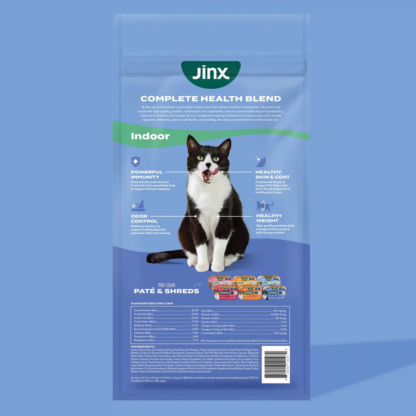 Indoor Cage-Free Chicken, Turkey, and Whitefish Dry Cat Food