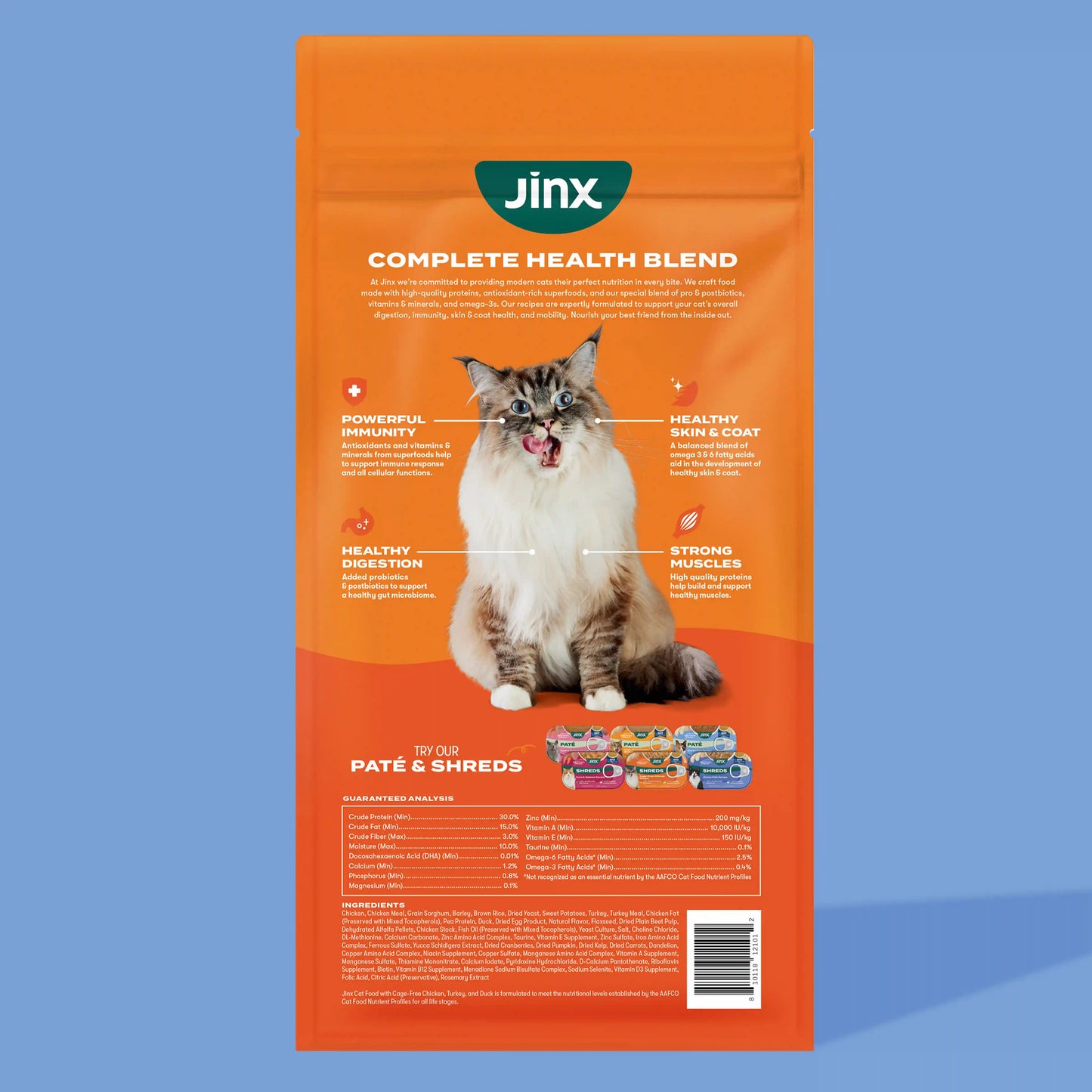 Cage-Free Chicken, Turkey, & Duck Dry Cat Food